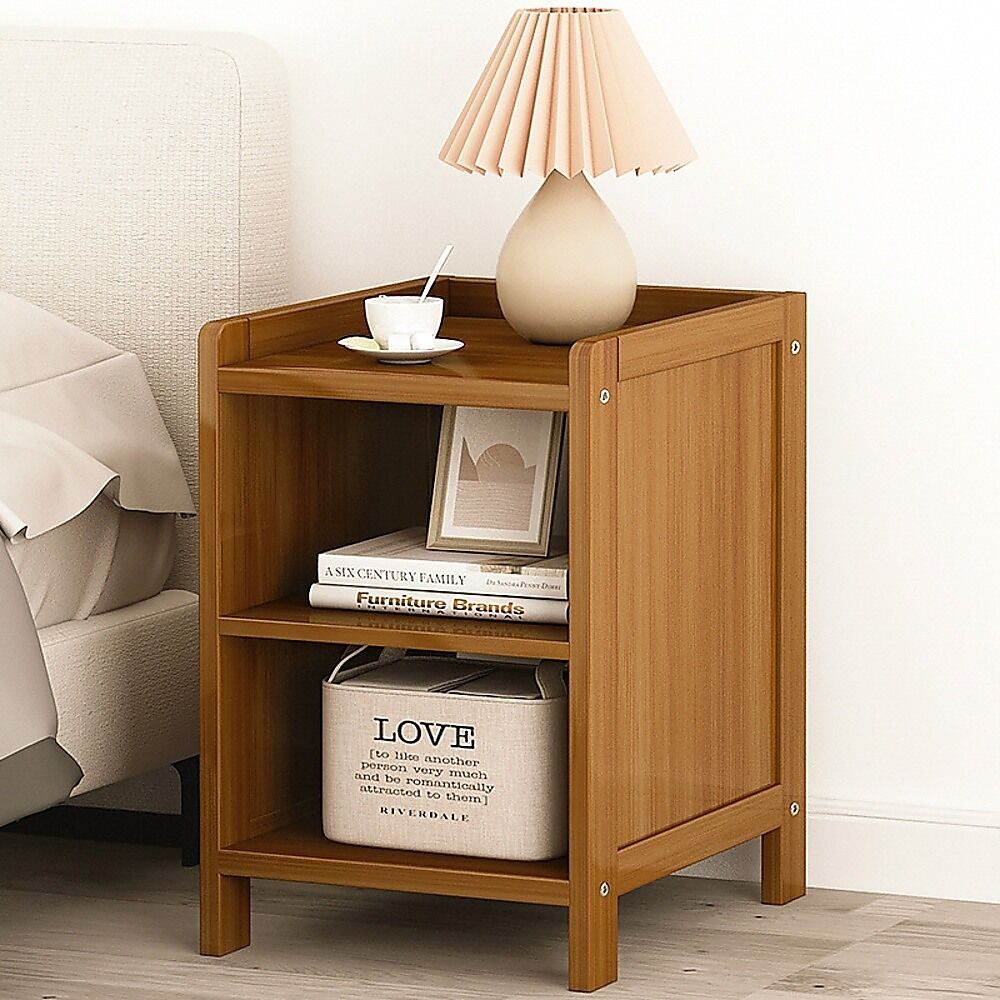 Arizona Bamboo Bedside Table Nightstand Storage Bedroom Sofa Side Stand, Arizona Bamboo Bedside Table Nightstand Storage Bedroom Sofa Side Stand,