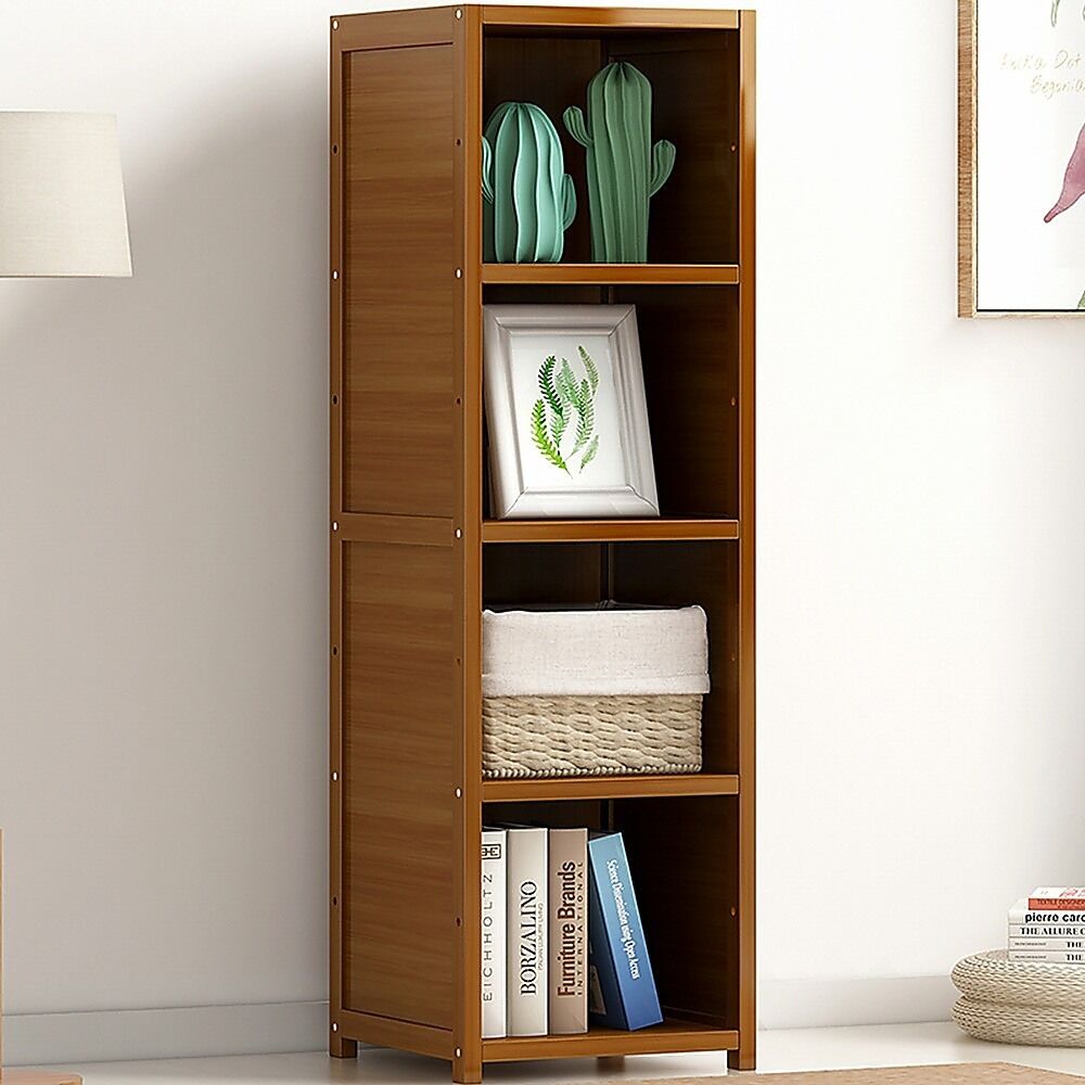 Bamboo Shelf Bookcase Display Storage Rack Stand Livingroom Bedroom. Bamboo Shelf Bookcase Display Storage Rack Stand Livingroom Bedroom.