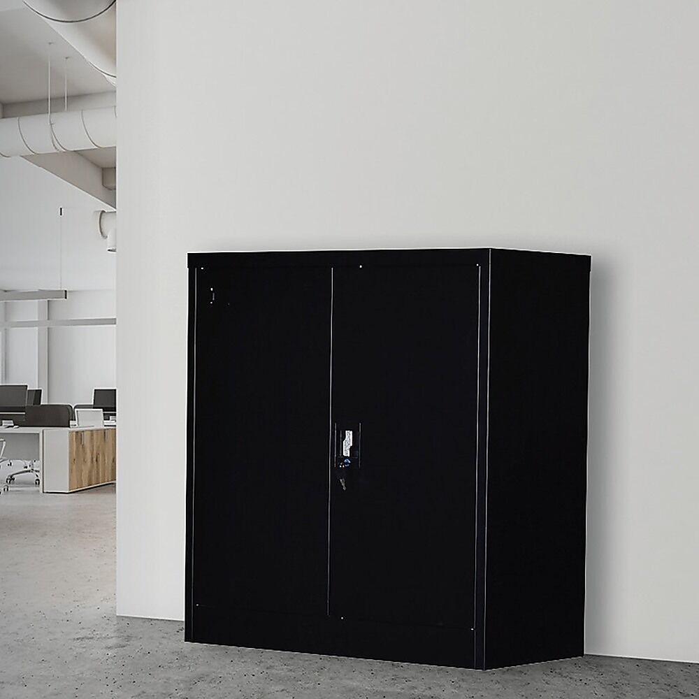Two-Door Shelf Office Gym Filing Storage Locker Cabinet Safe Two-Door Shelf Office Gym Filing Storage Locker Cabinet Safe