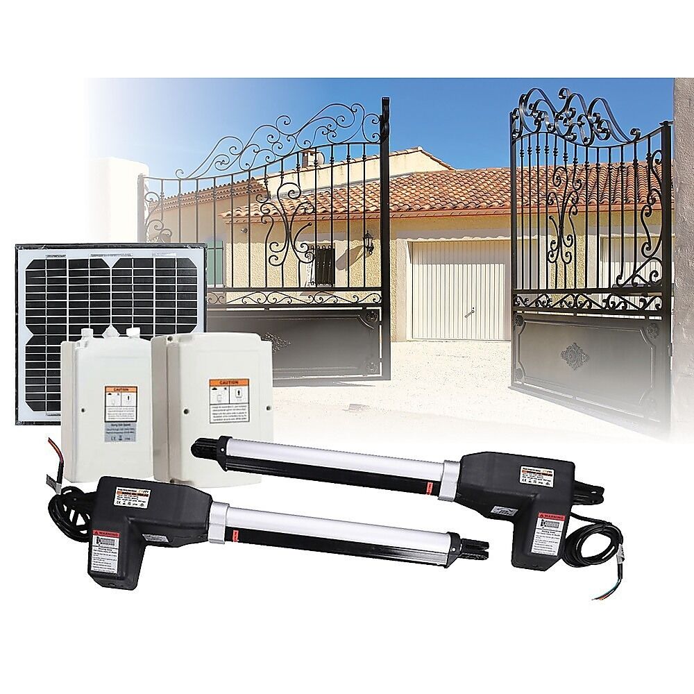 1000KG Solar Double Swing Auto Motor Remote Gate Opener 1000KG Solar Double Swing Auto Motor Remote Gate Opener