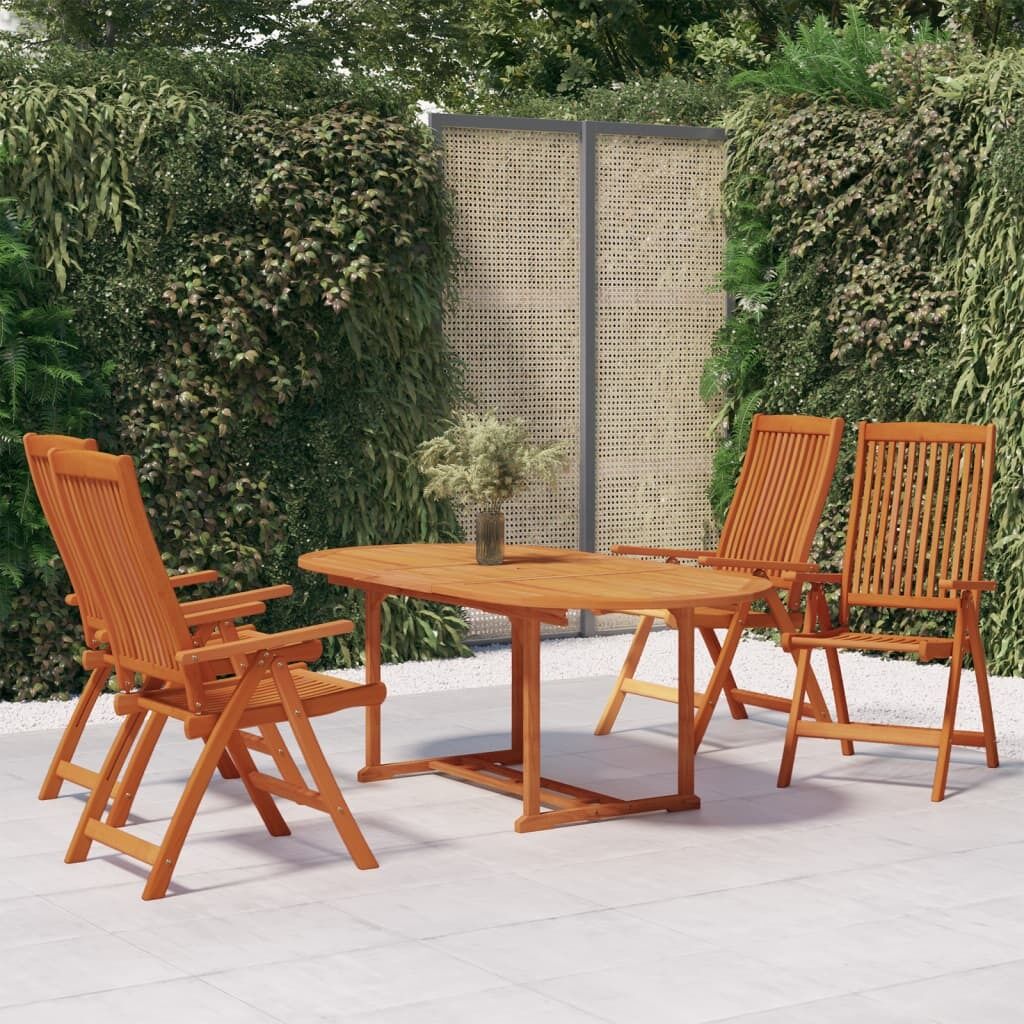 Garden Dining Set Solid Wood Eucalyptus Garden Dining Set Solid Wood Eucalyptus