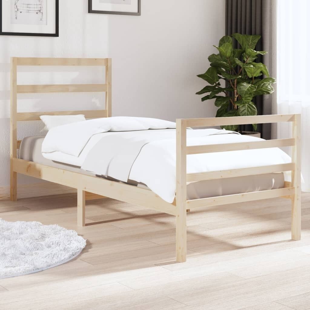 Agery Bed Frame Solid Wood Pine Agery Bed Frame Solid Wood Pine