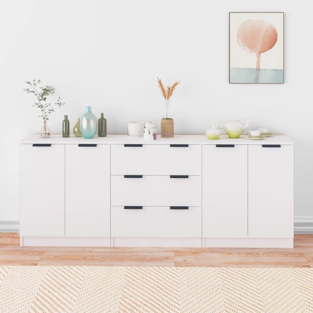 3 Piece Sideboards Engineered Wood 3 Piece Sideboards Engineered Wood