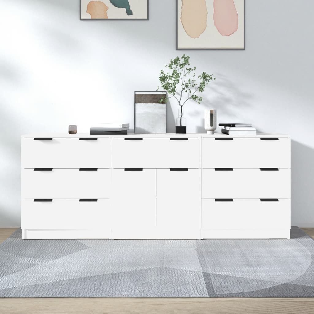 3 Piece Sideboards Engineered Wood 3 Piece Sideboards Engineered Wood