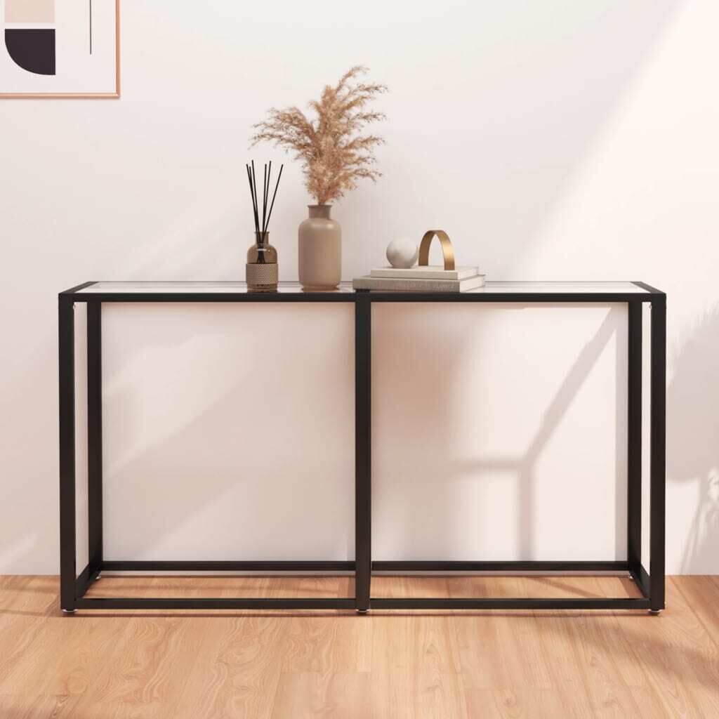 Console Table Transparent Tempered Glass Console Table Transparent Tempered Glass