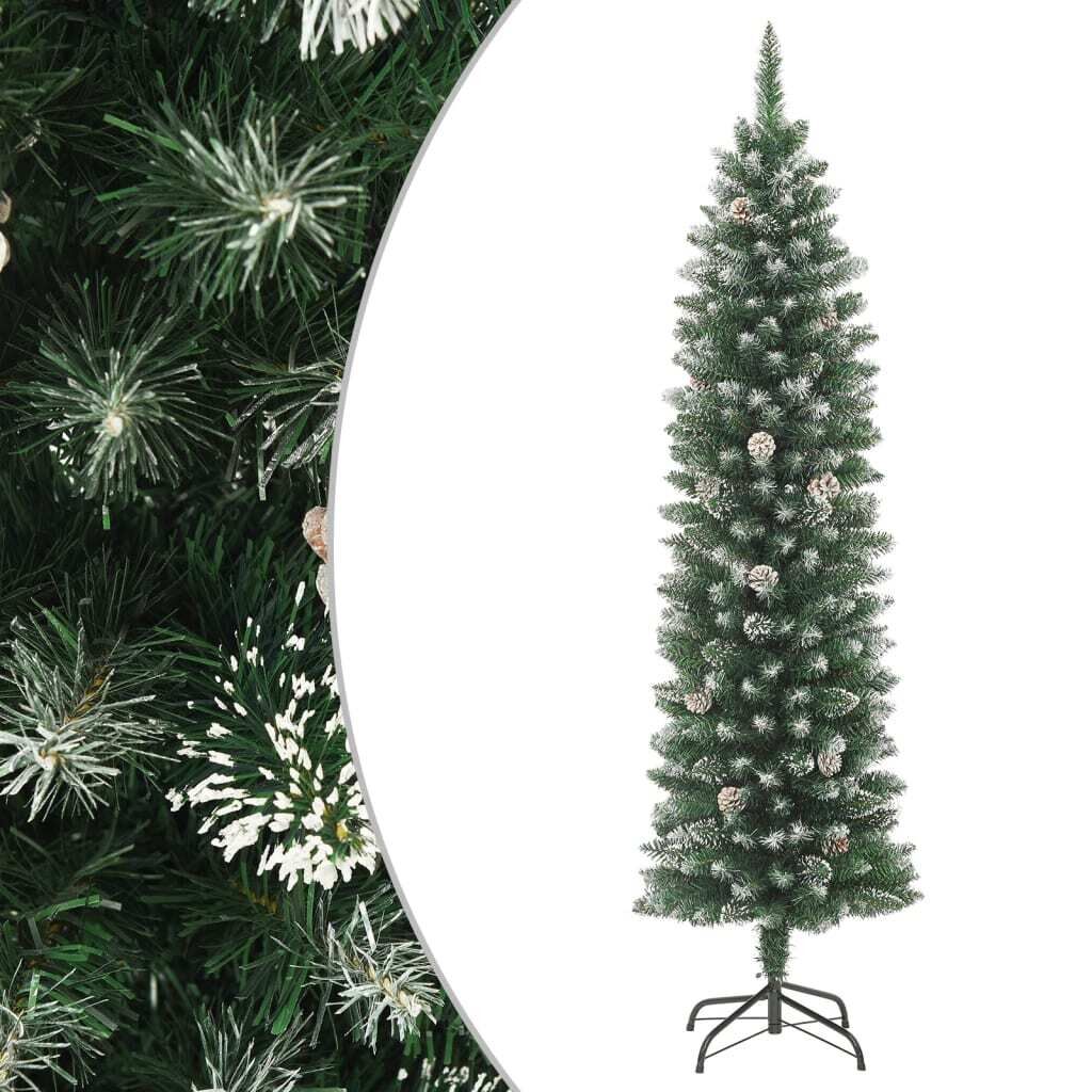 Artificial Slim Christmas Tree with Stand PVC Artificial Slim Christmas Tree with Stand PVC
