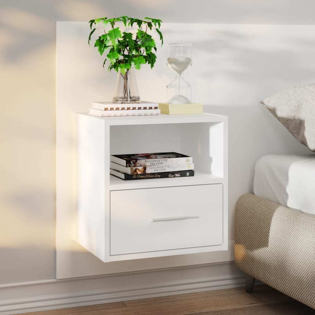 Simons Wall-mounted Bedside Cabinet Simons Wall-mounted Bedside Cabinet