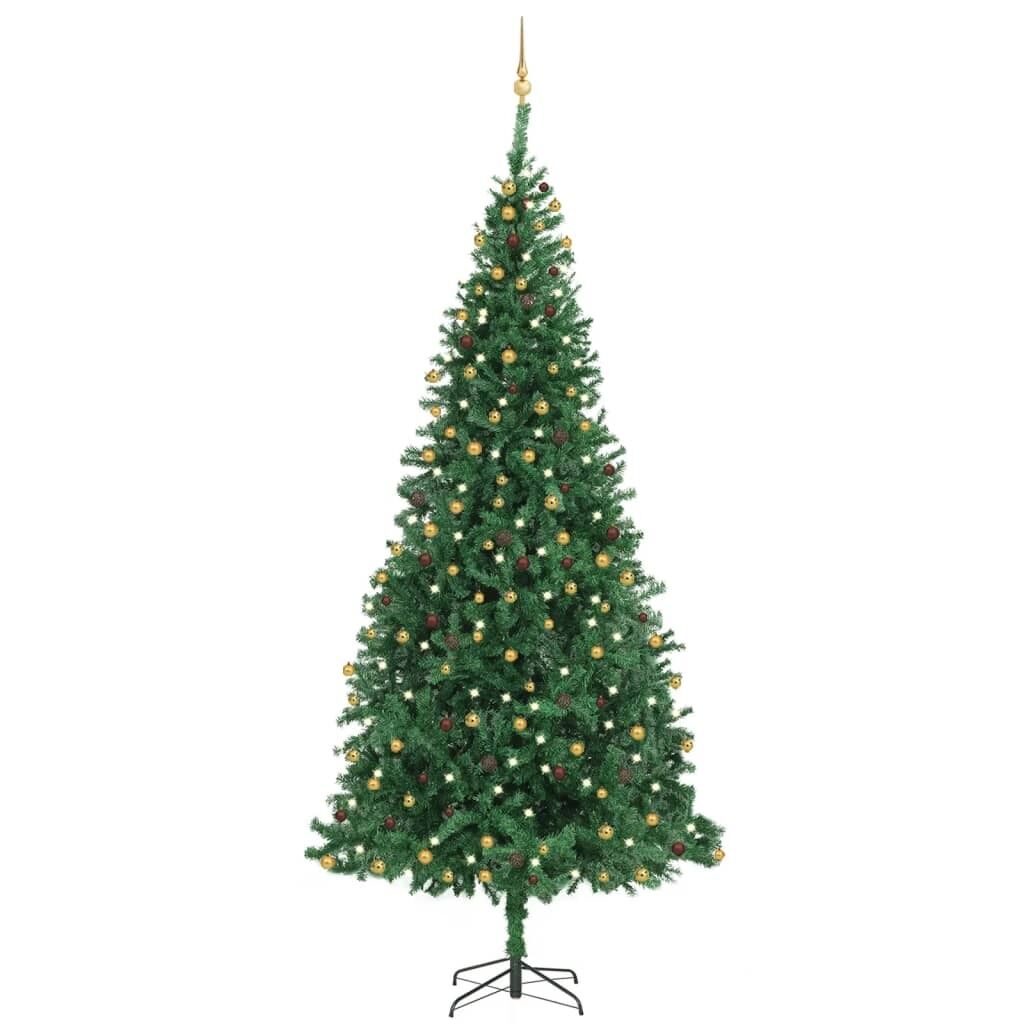 Artificial Christmas Tree with LEDs&Ball Set LEDs Green Artificial Christmas Tree with LEDs&Ball Set LEDs Green