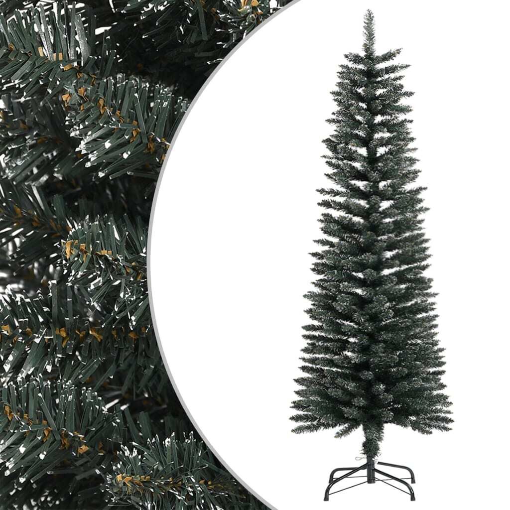 Artificial Slim Christmas Tree with Stand Green PVC Artificial Slim Christmas Tree with Stand Green PVC