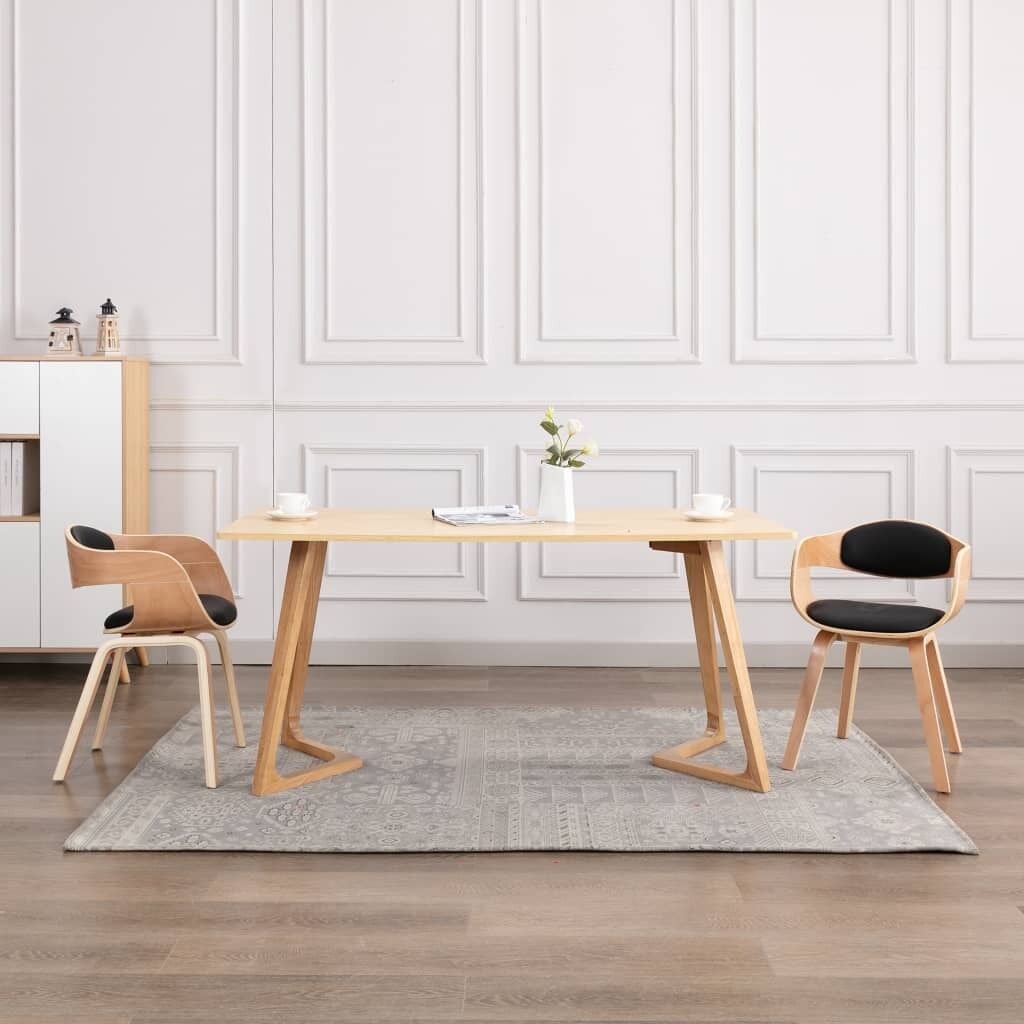 Dining Chairs Bent Wood and Faux Leather Dining Chairs Bent Wood and Faux Leather