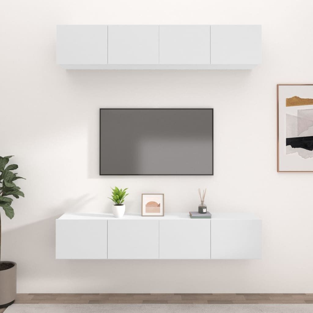 Hawaiian TV Cabinets 4 pcs 80x30x30 Engineered Wood Hawaiian TV Cabinets 4 pcs 80x30x30 Engineered Wood