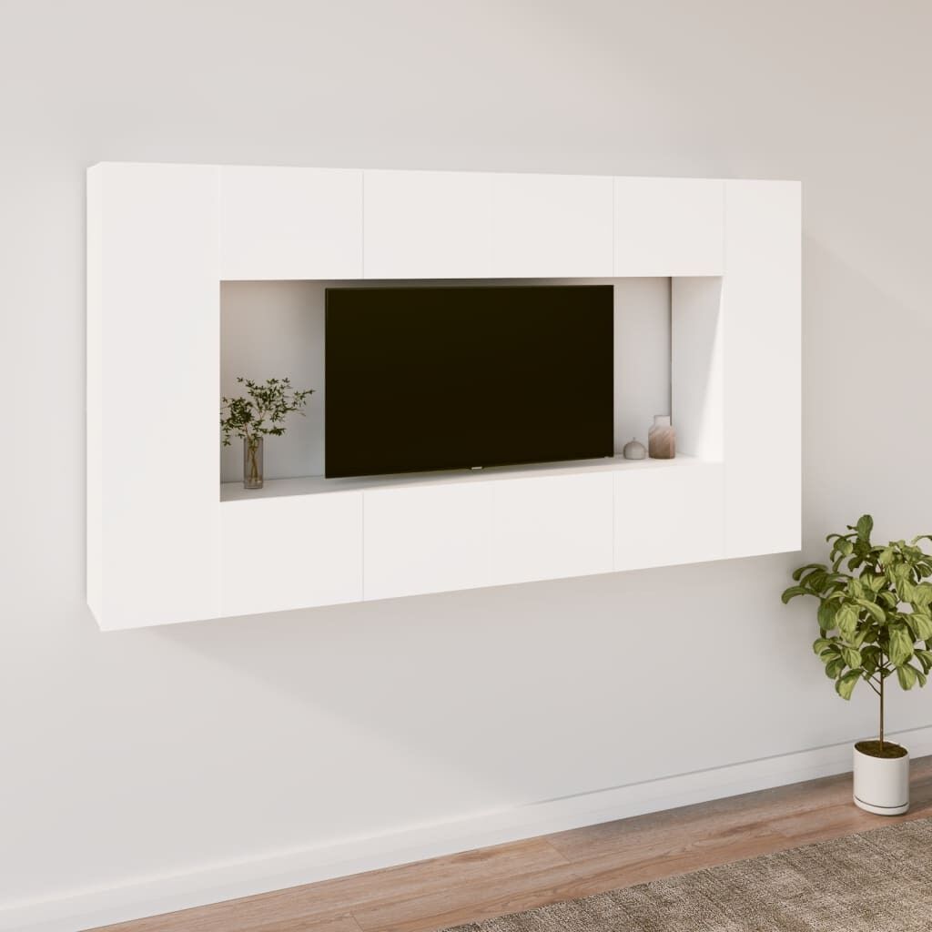 Chowchilla 8 Piece TV Cabinet Set Engineered Wood Chowchilla 8 Piece TV Cabinet Set Engineered Wood