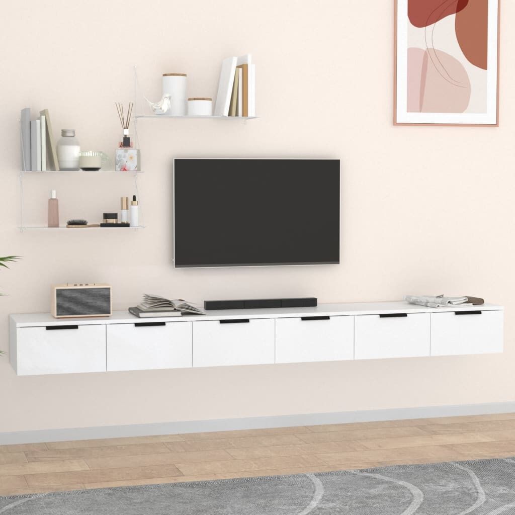 Agery Wall Cabinets 2 pcs 102x30x20 cm Engineered Wood Agery Wall Cabinets 2 pcs 102x30x20 cm Engineered Wood