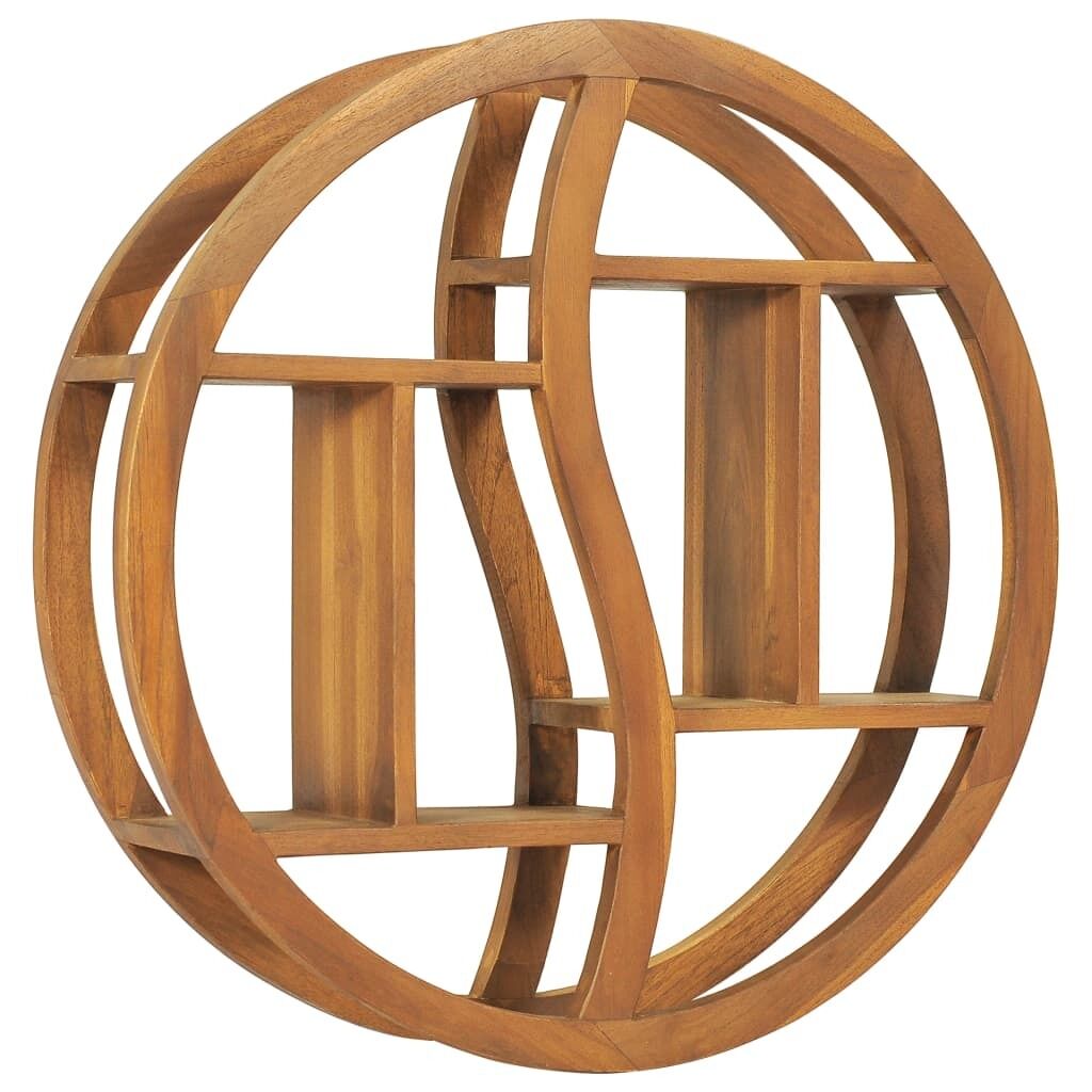 Yin Yang Wall Shelf Solid Wood Teak Yin Yang Wall Shelf Solid Wood Teak