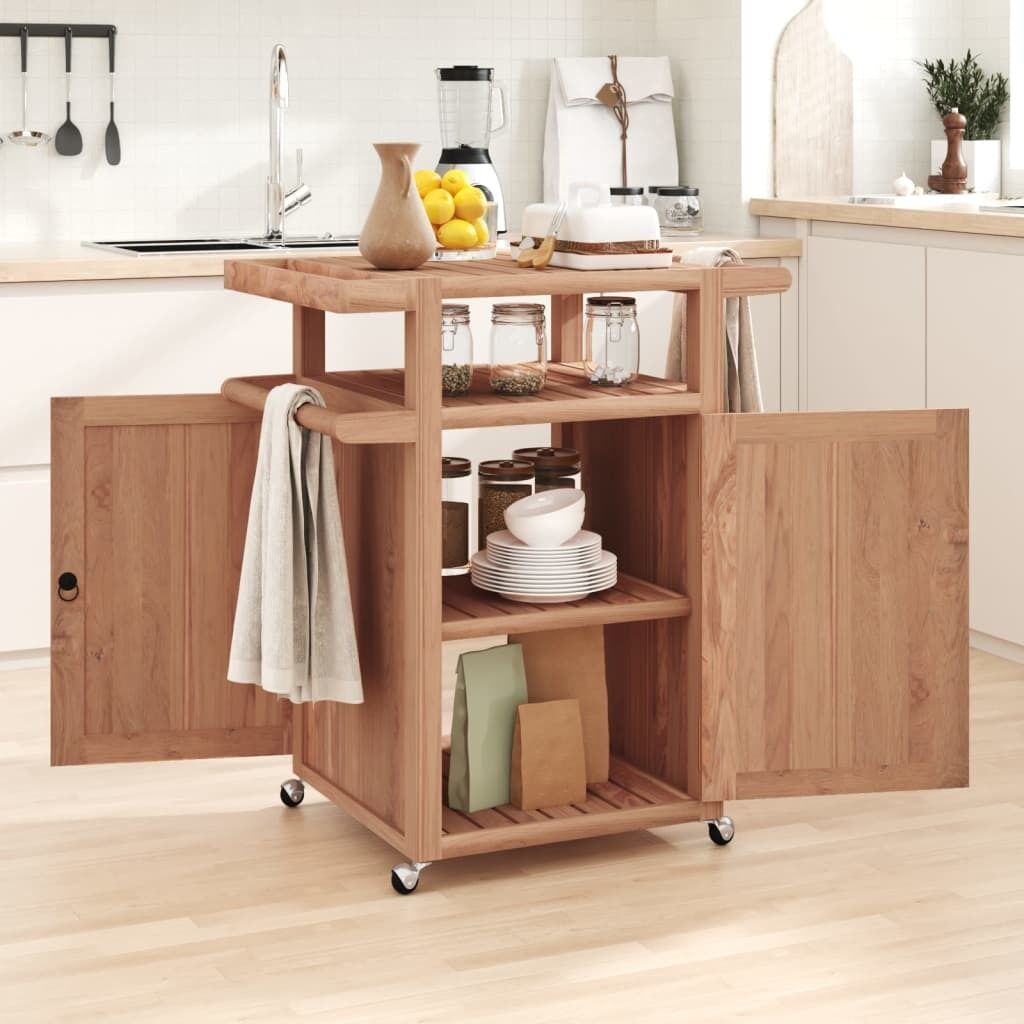 Bar Cart Solid Wood Teak Bar Cart Solid Wood Teak
