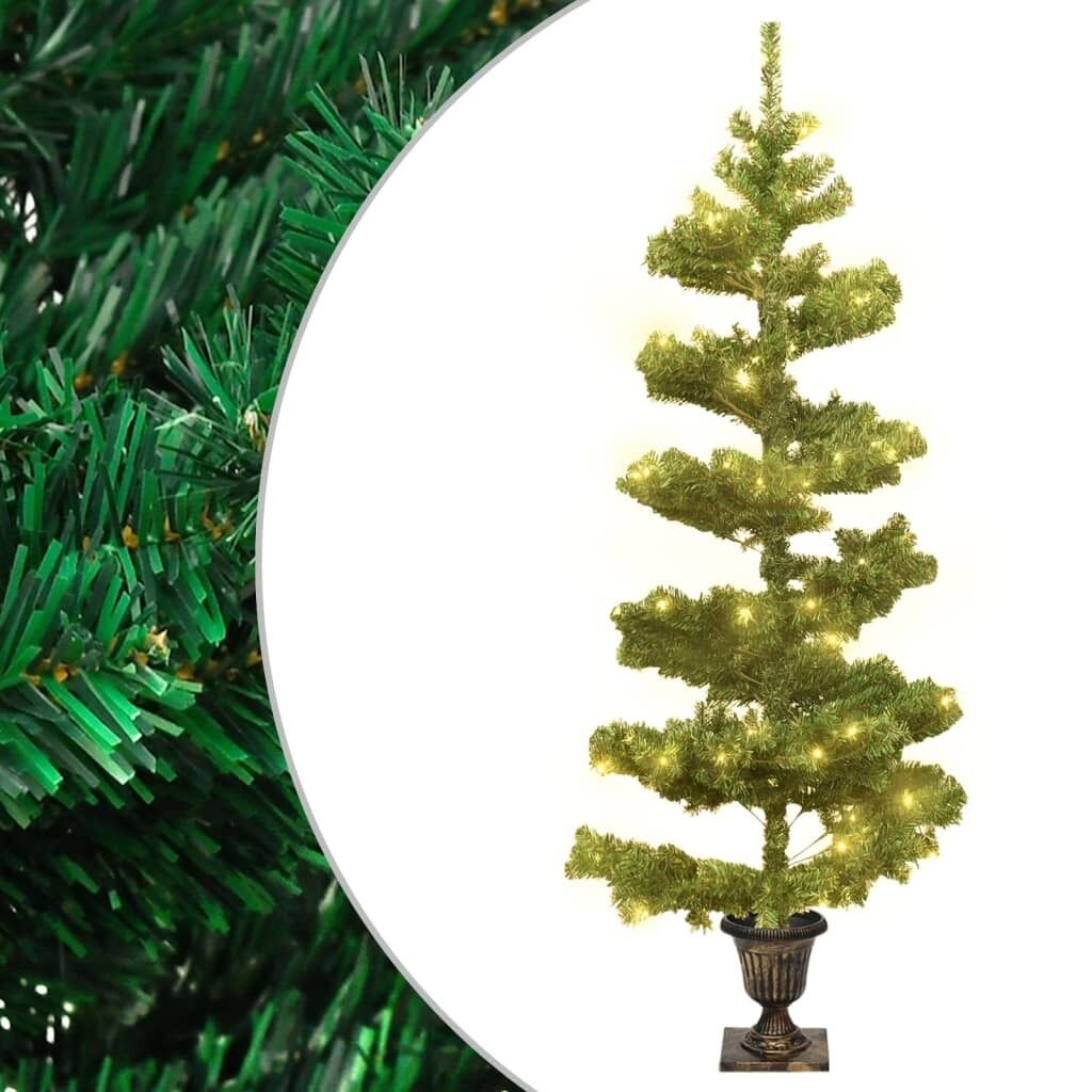 Swirl Christmas Tree with Pot and LEDs PVC Swirl Christmas Tree with Pot and LEDs PVC