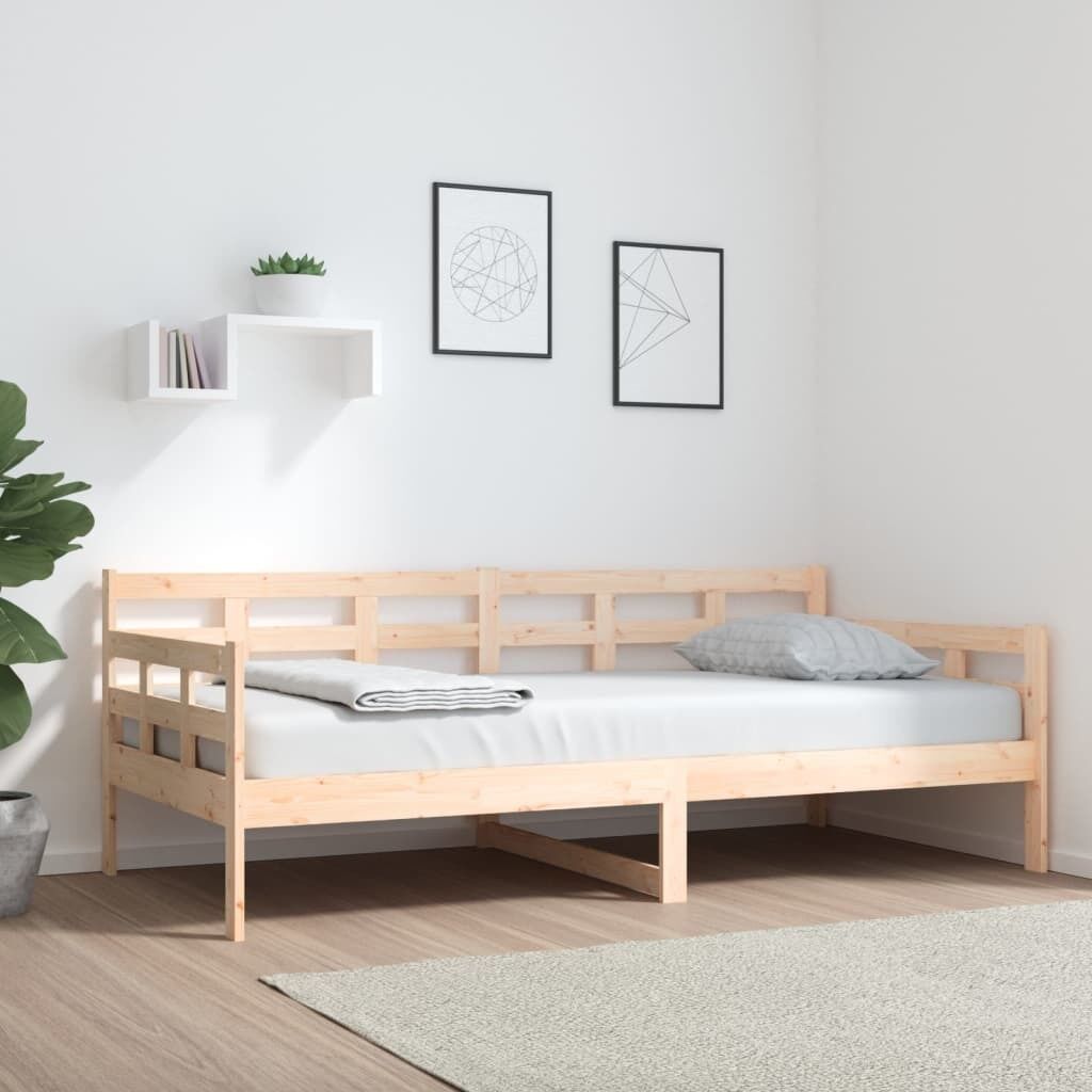 Honiton Day Bed Solid Wood Pine 92x187 cm Single Bed Size Honiton Day Bed Solid Wood Pine 92x187 cm Single Bed Size