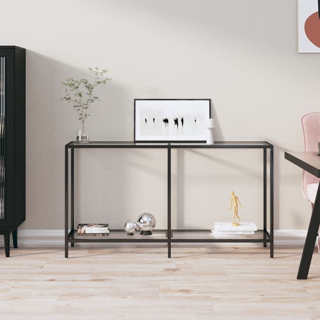 Console Table Transparent Tempered Glass Console Table Transparent Tempered Glass