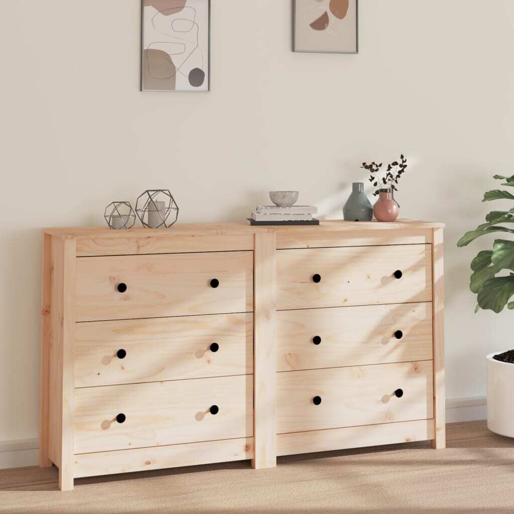 Sideboard 140x35x80 cm Solid Wood Pine Sideboard 140x35x80 cm Solid Wood Pine