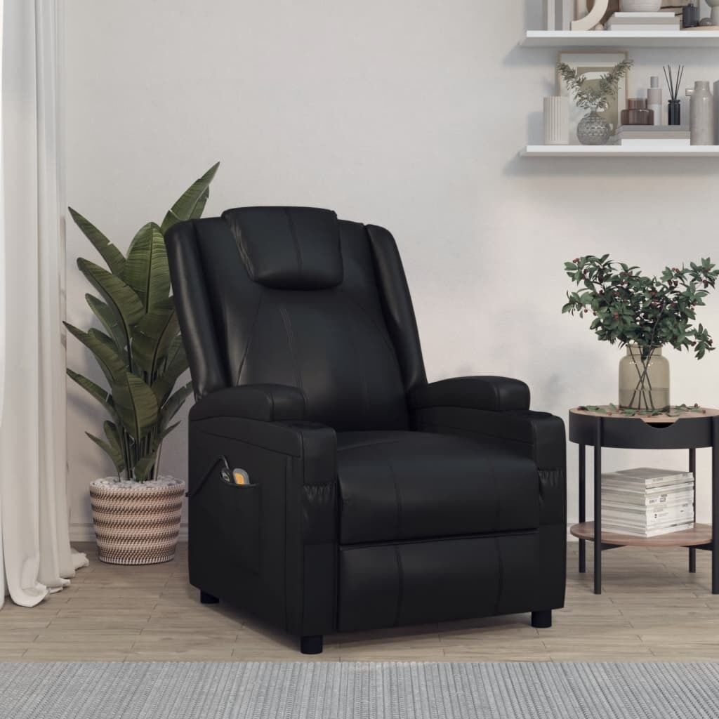 Stand up Massage Reclining Chair Faux Leather Stand up Massage Reclining Chair Faux Leather
