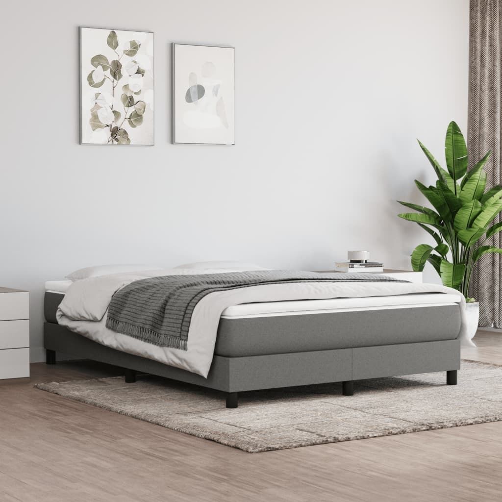 Atlantic Pocket Spring Bed Mattress Dark Grey Full Fabric Atlantic Pocket Spring Bed Mattress Dark Grey Full Fabric