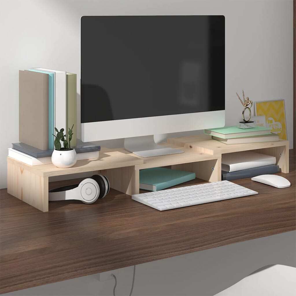 Birstall Monitor Stand Solid Wood Pine Birstall Monitor Stand Solid Wood Pine
