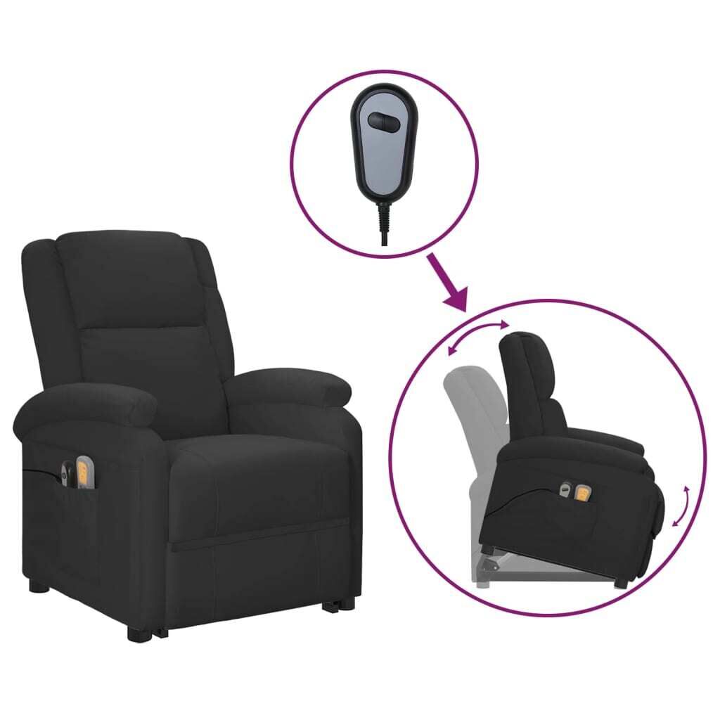 Electric Stand Up Massage Chair Faux Leather Electric Stand Up Massage Chair Faux Leather