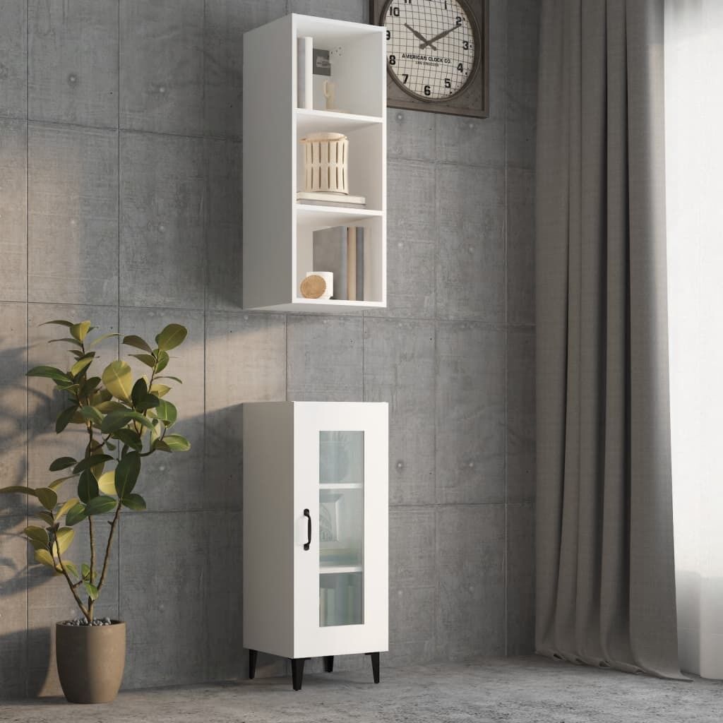 Wall Cabinet 34.5x32.5x90 cm Engineered Wood Wall Cabinet 34.5x32.5x90 cm Engineered Wood