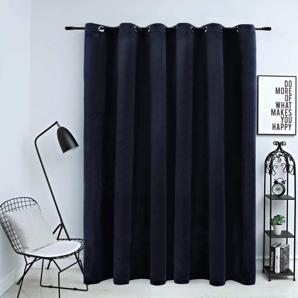 Blackout Curtain with Metal Rings Velvet 290x245 cm Blackout Curtain with Metal Rings Velvet 290x245 cm