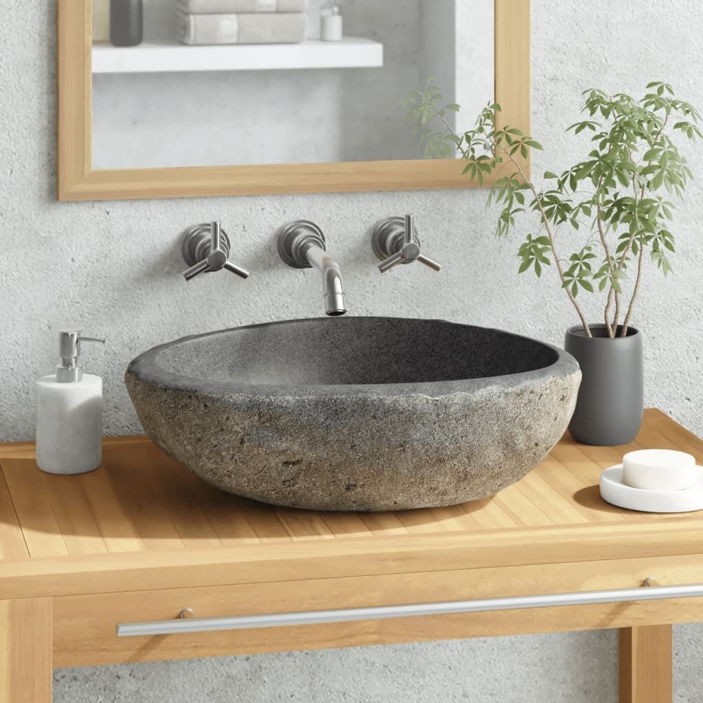Basin River Stone Oval Basin River Stone Oval