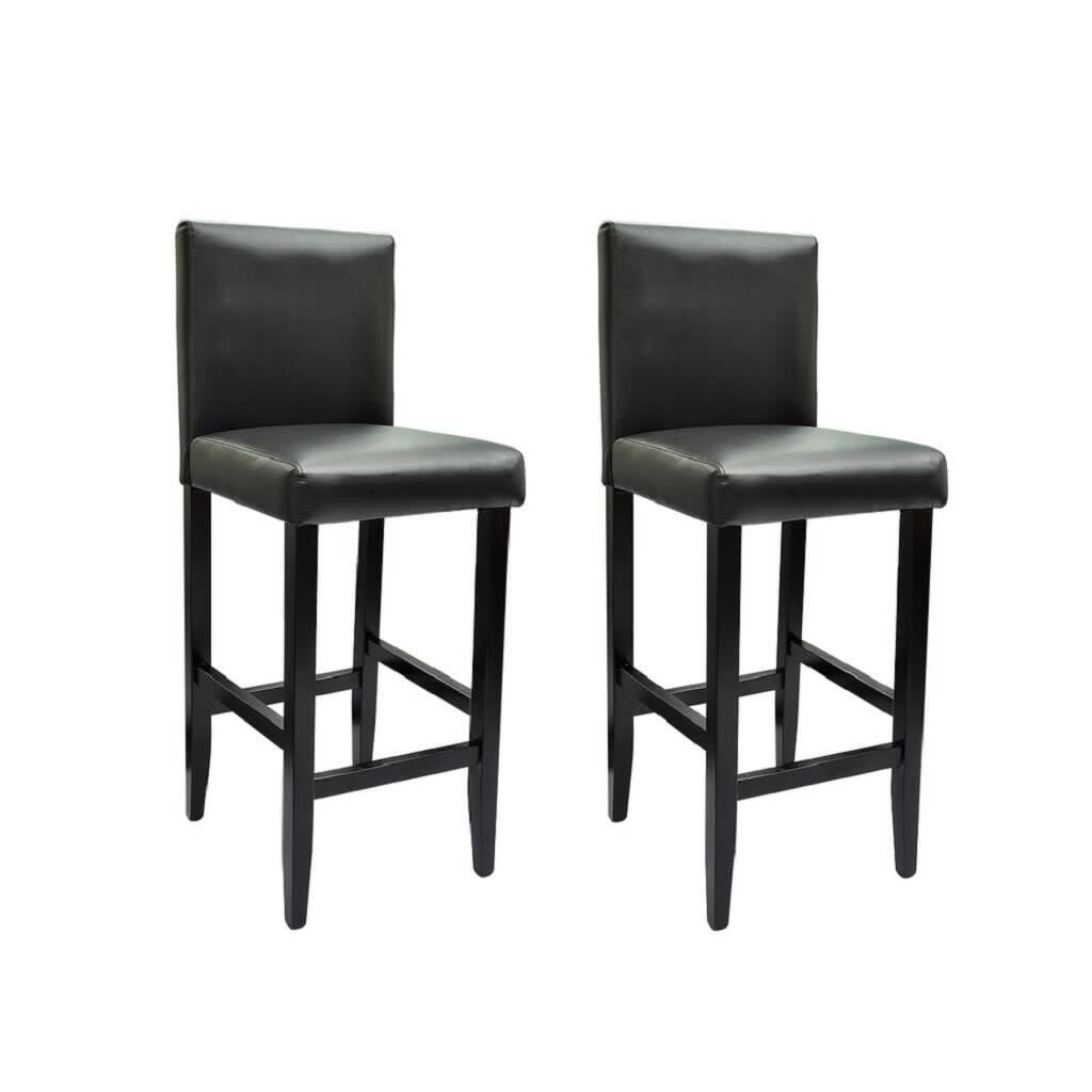 Bar Stools 2 pcs Faux Leather Bar Stools 2 pcs Faux Leather