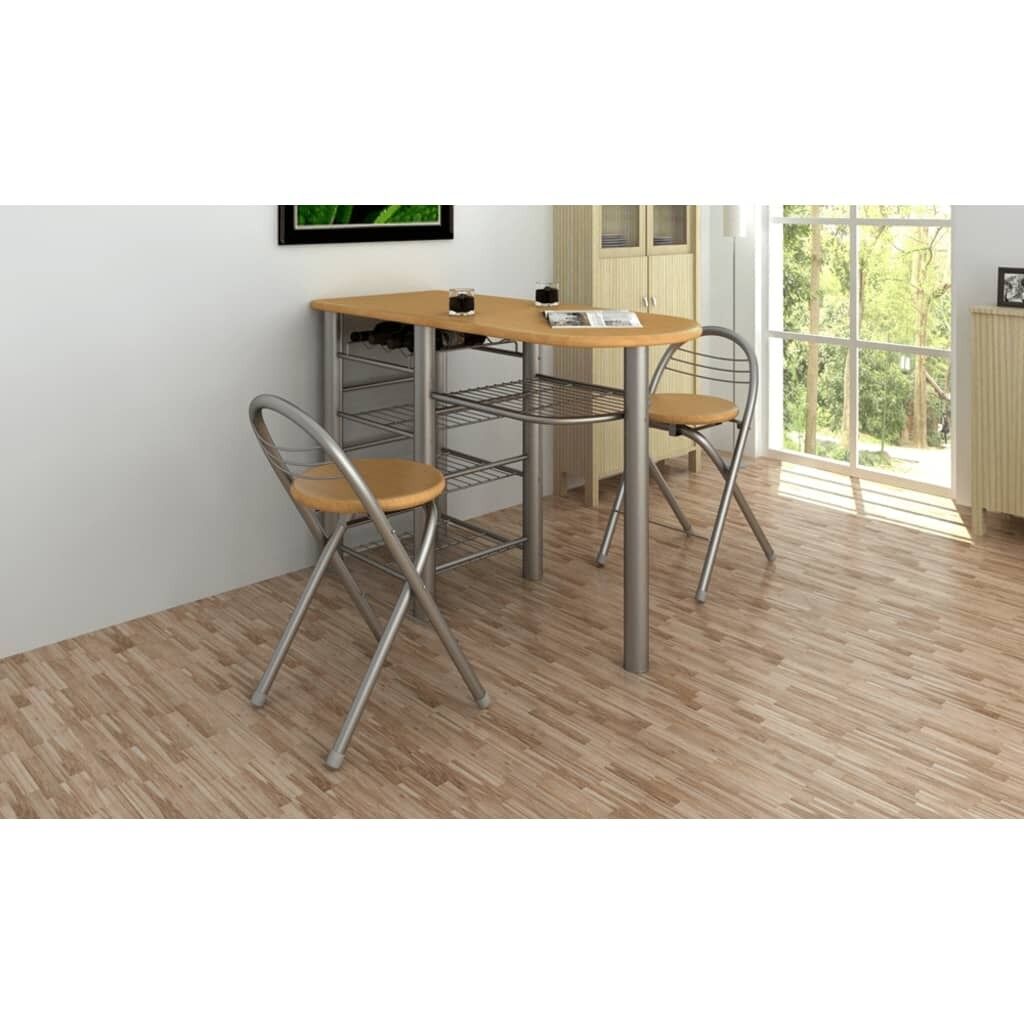Kitchen / Breakfast Bar / Table and Chairs Set Wood Kitchen / Breakfast Bar / Table and Chairs Set Wood