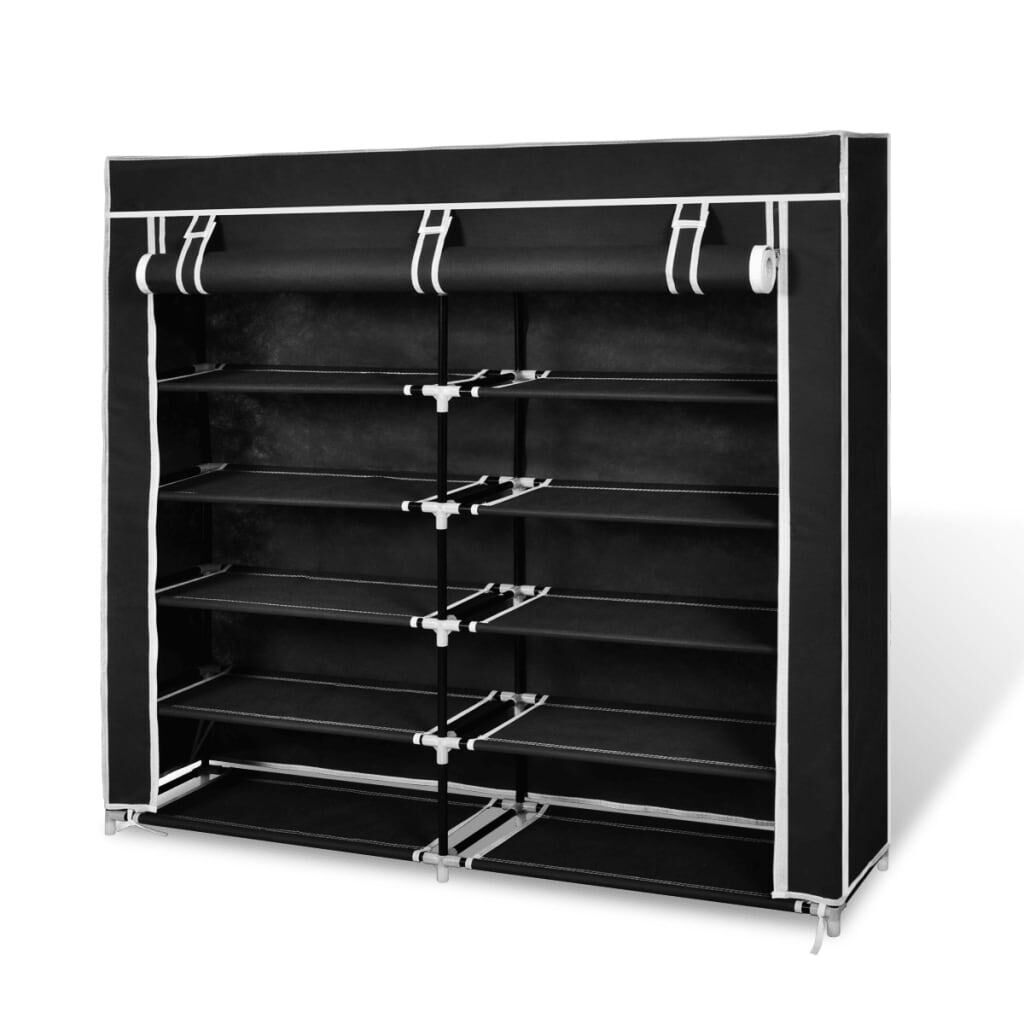 Fabric Shoe Cabinet with Cover 115 x 28 x 110 cm Fabric Shoe Cabinet with Cover 115 x 28 x 110 cm
