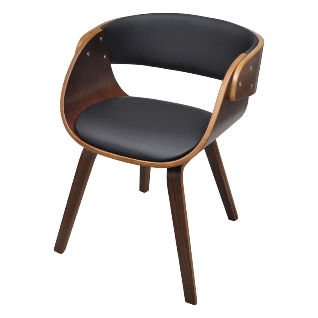 Dining Chair Bent Wood and Faux Leather Dining Chair Bent Wood and Faux Leather
