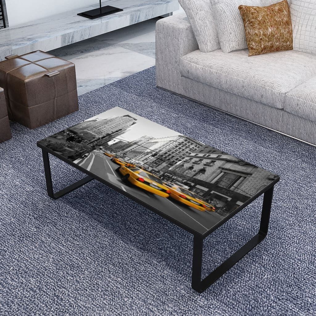 Coffee Table with Glass Top Rectangular Coffee Table with Glass Top Rectangular