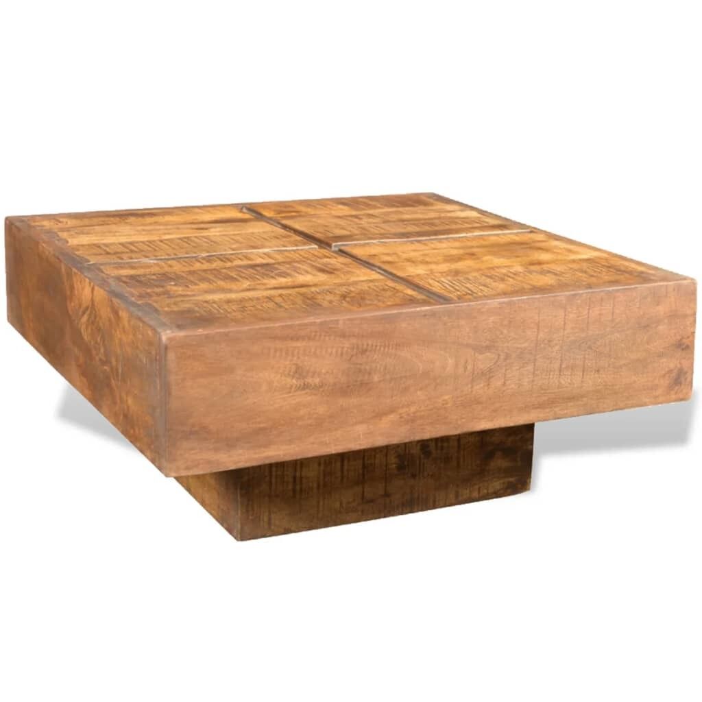 Coffee Table Square Solid Mango Wood Coffee Table Square Solid Mango Wood