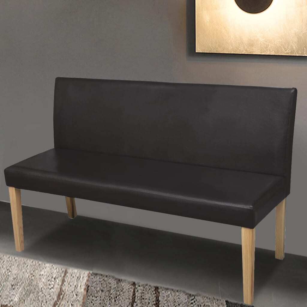 Bench 139.5 cm Faux Leather Bench 139.5 cm Faux Leather