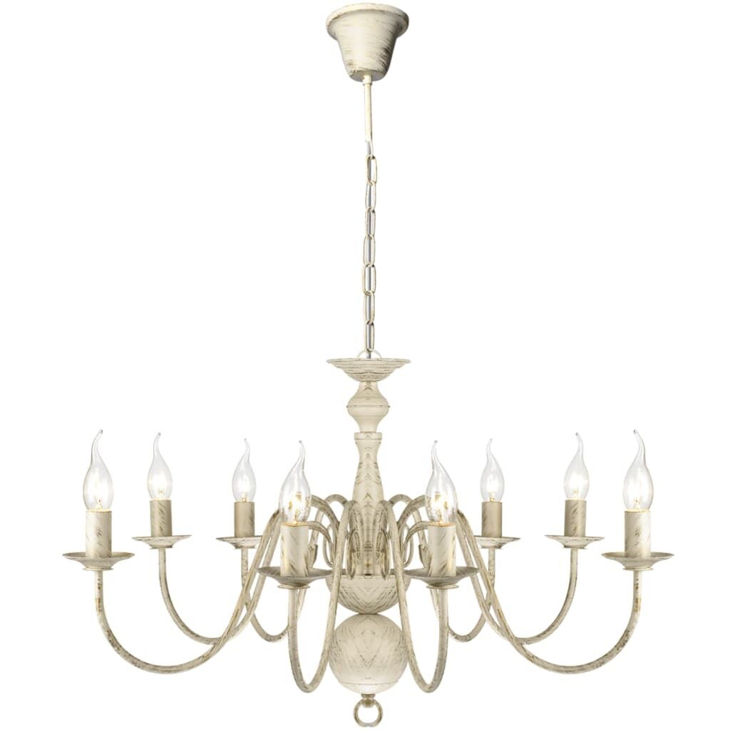 Antique Metal Chandelier 8 x E14 Bulbs Antique Metal Chandelier 8 x E14 Bulbs