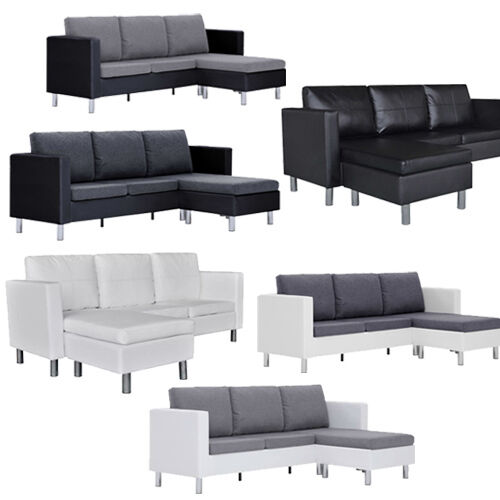 Angola Sectional Sofa 3-Seater Artificial Leather Angola Sectional Sofa 3-Seater Artificial Leather