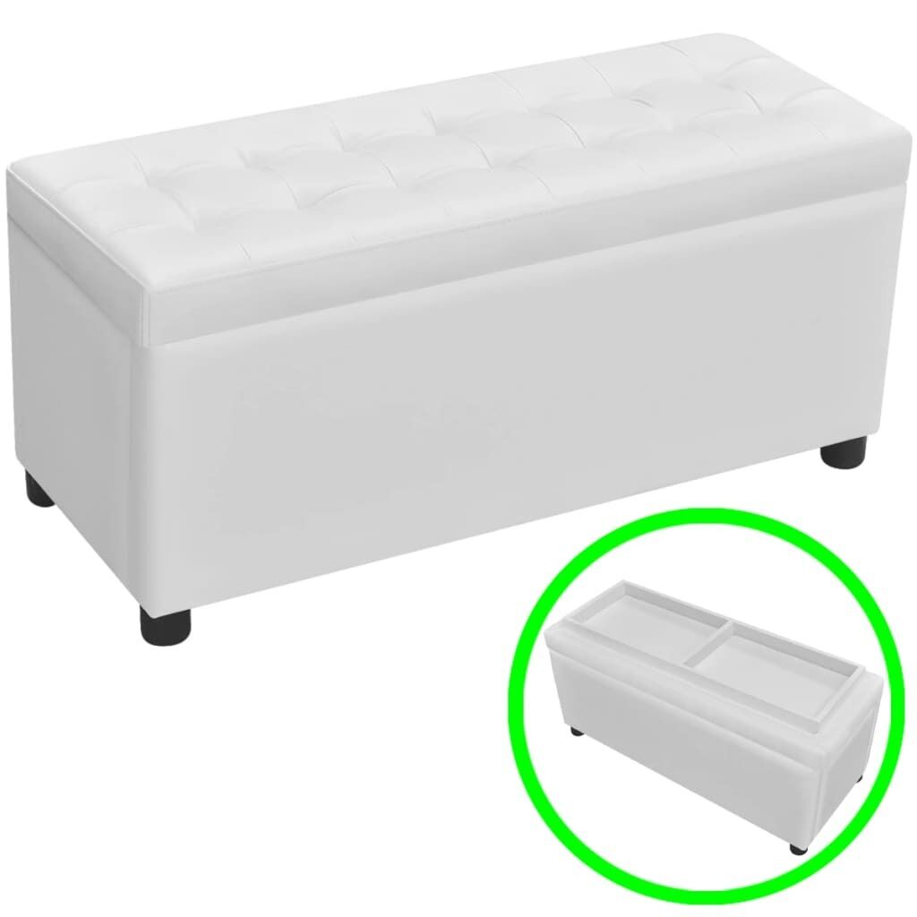 Storage Ottoman Artificial Leather Storage Ottoman Artificial Leather