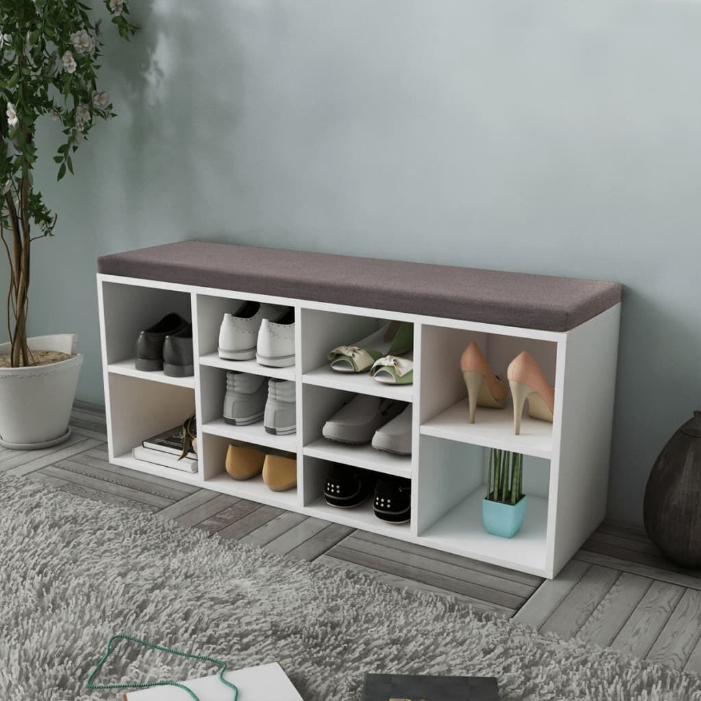 Shoe Storage Bench 10 Compartments Shoe Storage Bench 10 Compartments