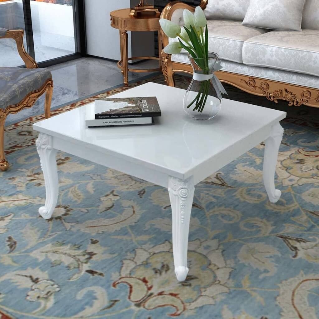 Coffee Table High Gloss White Coffee Table High Gloss White
