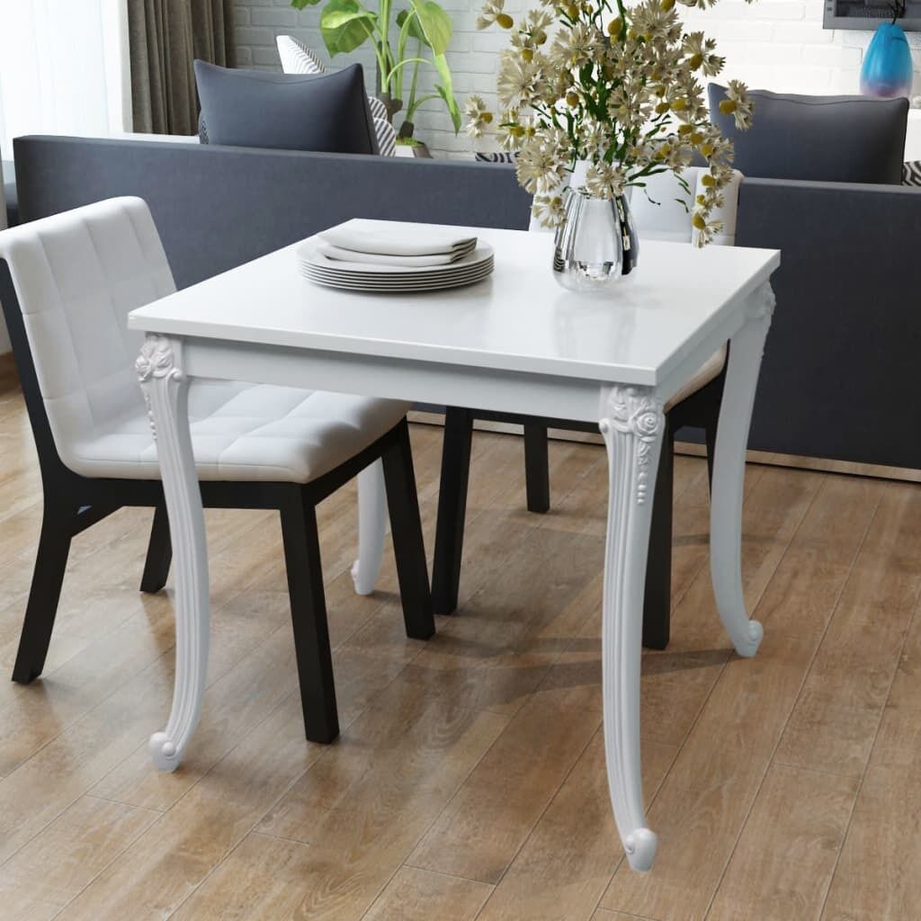 Dining Table High Gloss White Dining Table High Gloss White