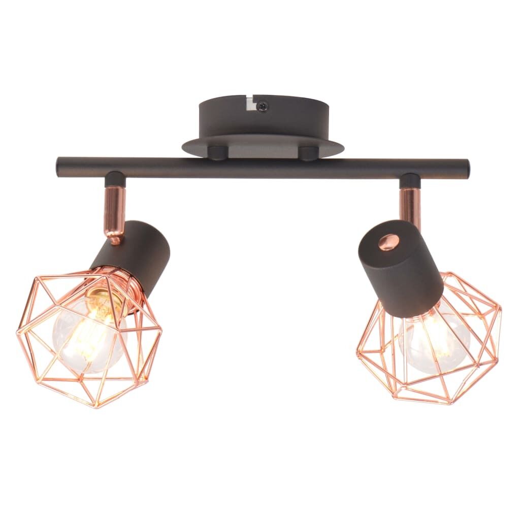 Ceiling Lamp with E14 Black and Copper Ceiling Lamp with E14 Black and Copper
