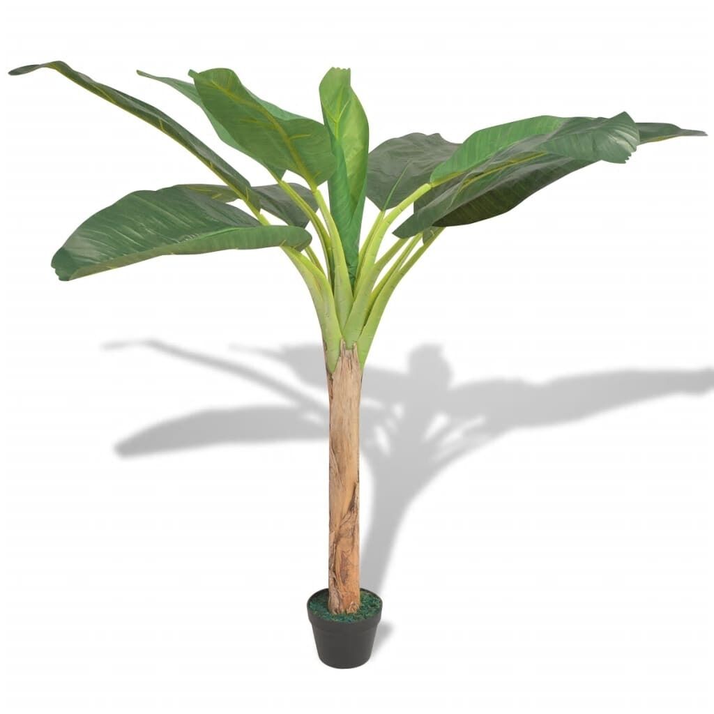 Artificial Banana Tree Plant with Pot Green Artificial Banana Tree Plant with Pot Green