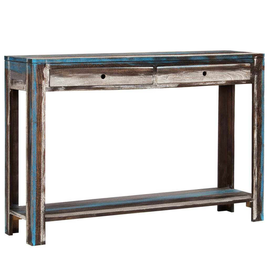 Console Table Solid Wood Vintage 118x30x80 cm Console Table Solid Wood Vintage 118x30x80 cm