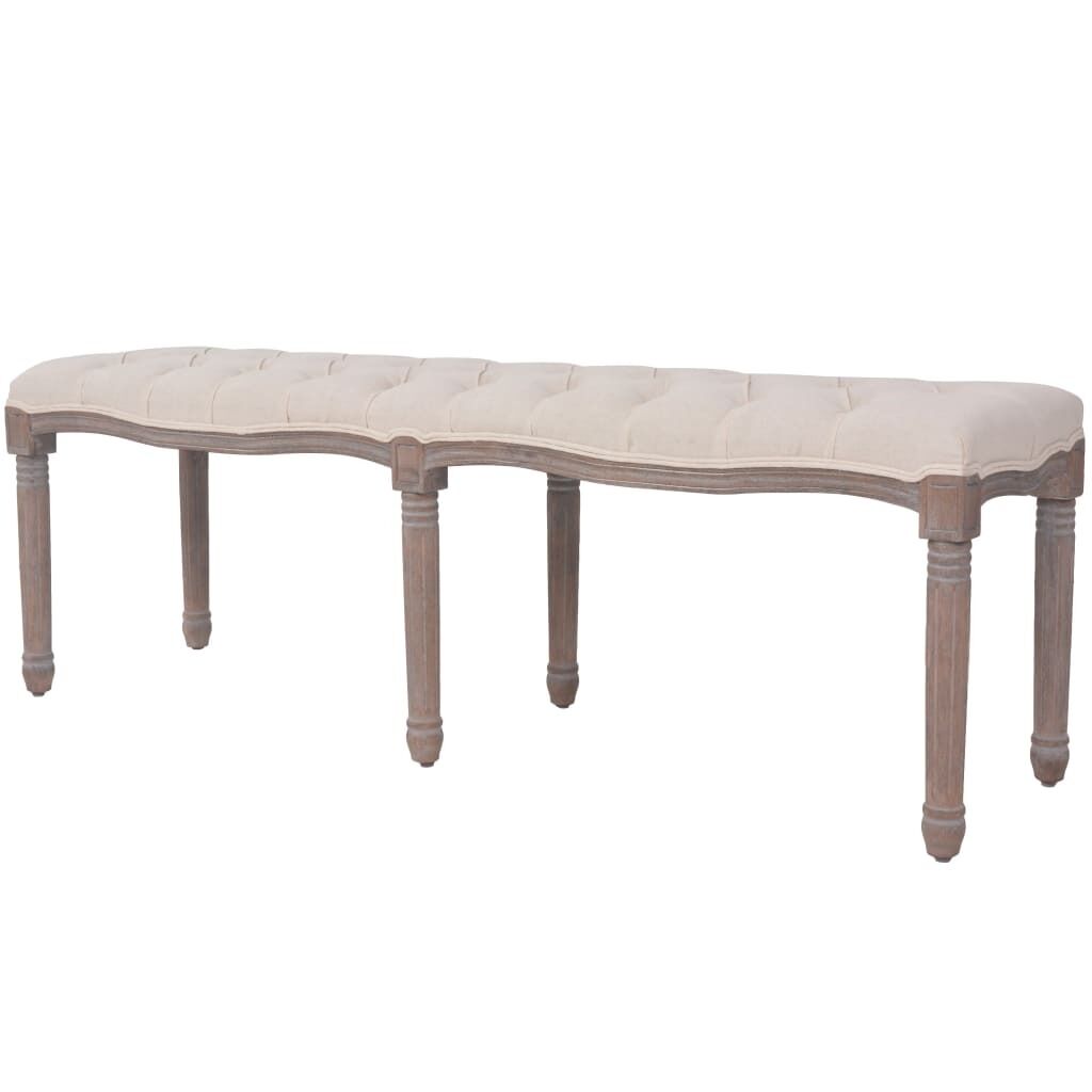 Bench Linen Solid Wood 150x40x48 cm Bench Linen Solid Wood 150x40x48 cm