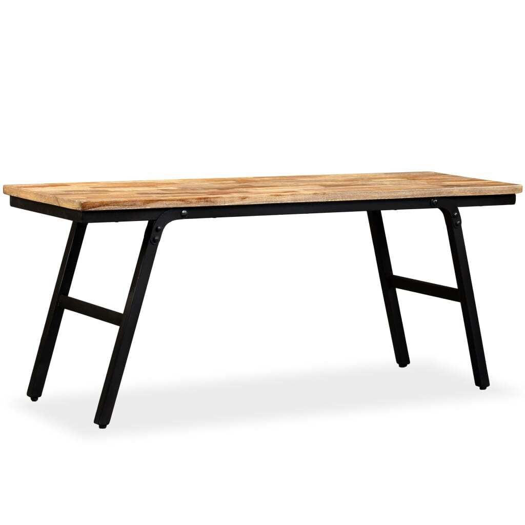 Bench Reclaimed Teak and Steel 110x35x45 cm Bench Reclaimed Teak and Steel 110x35x45 cm