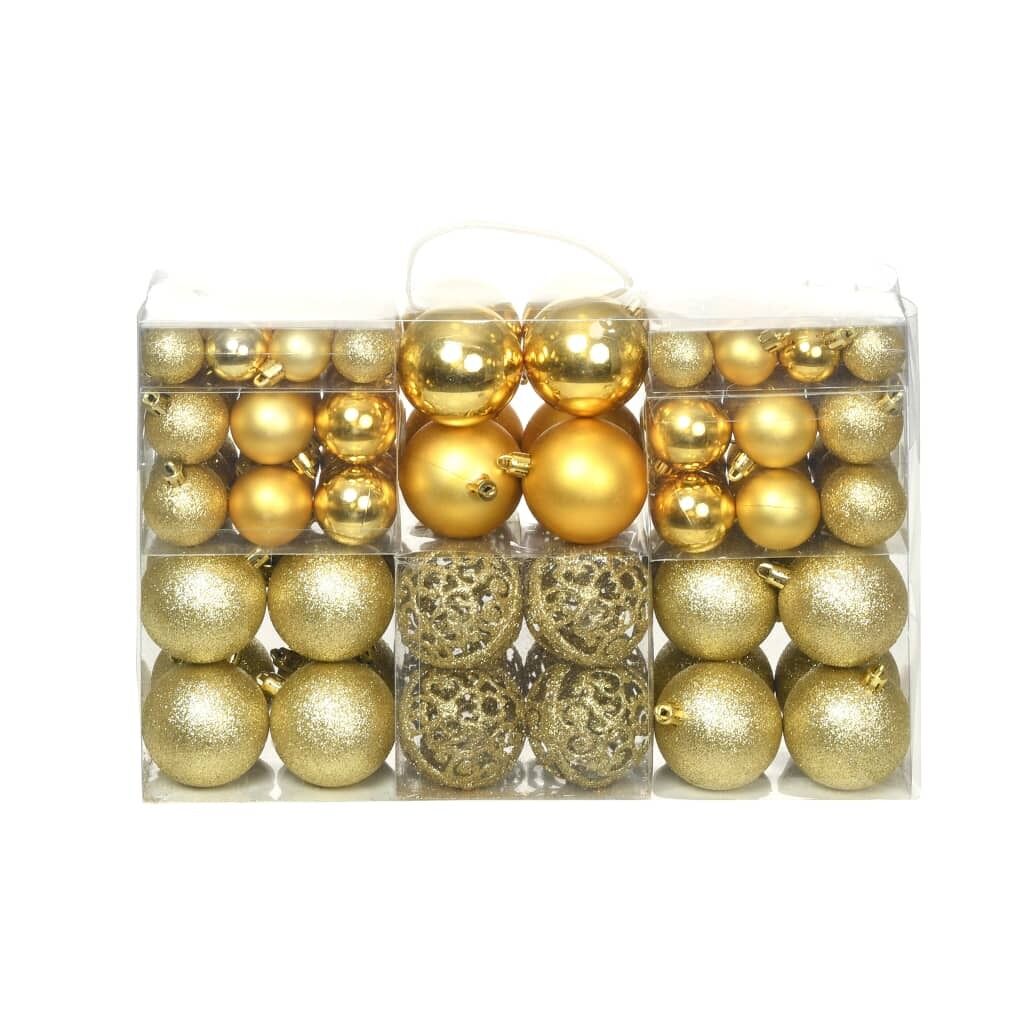 100 Piece Christmas Ball Set 3/4/6 cm 100 Piece Christmas Ball Set 3/4/6 cm