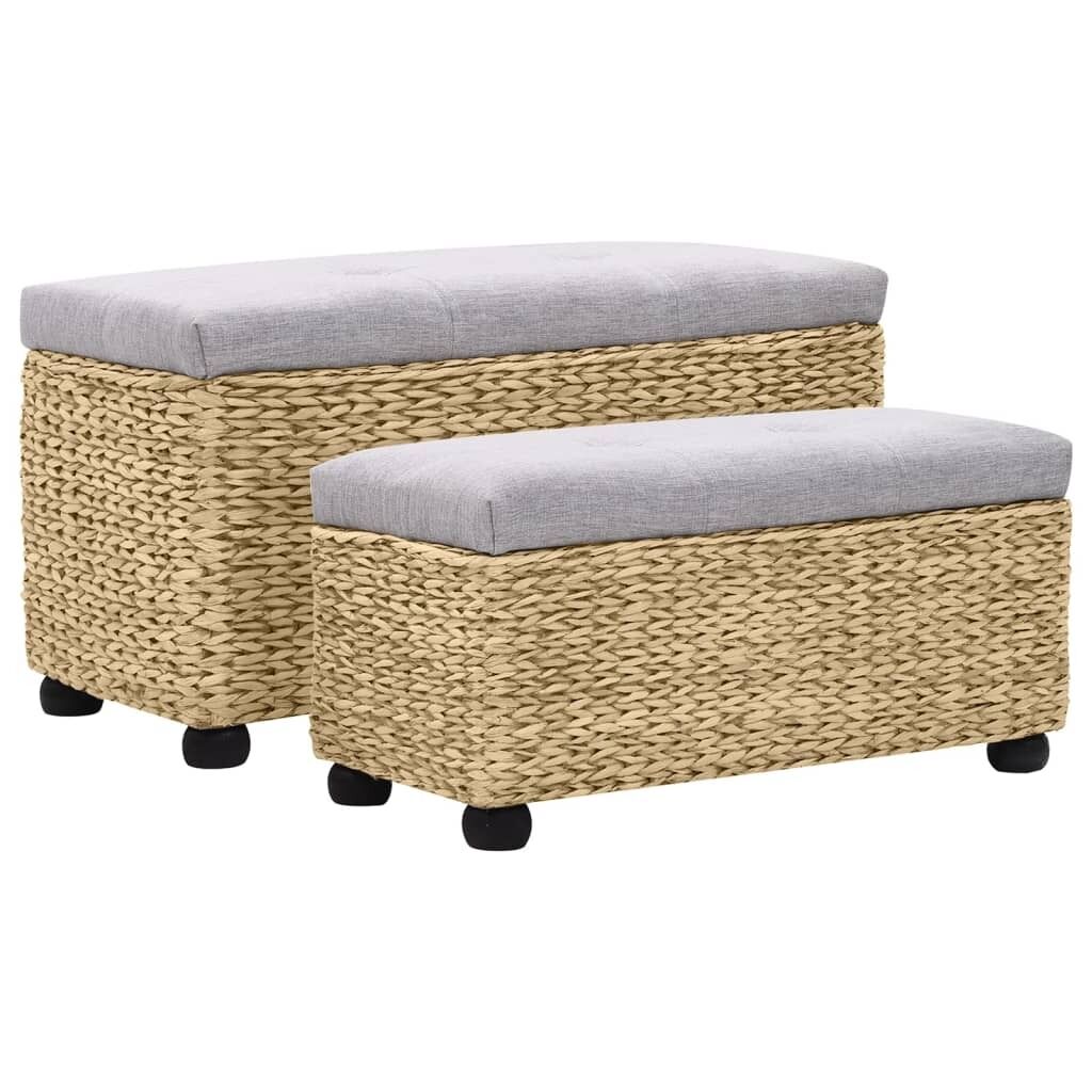 Bench Set 2 Pieces Seagrass Bench Set 2 Pieces Seagrass